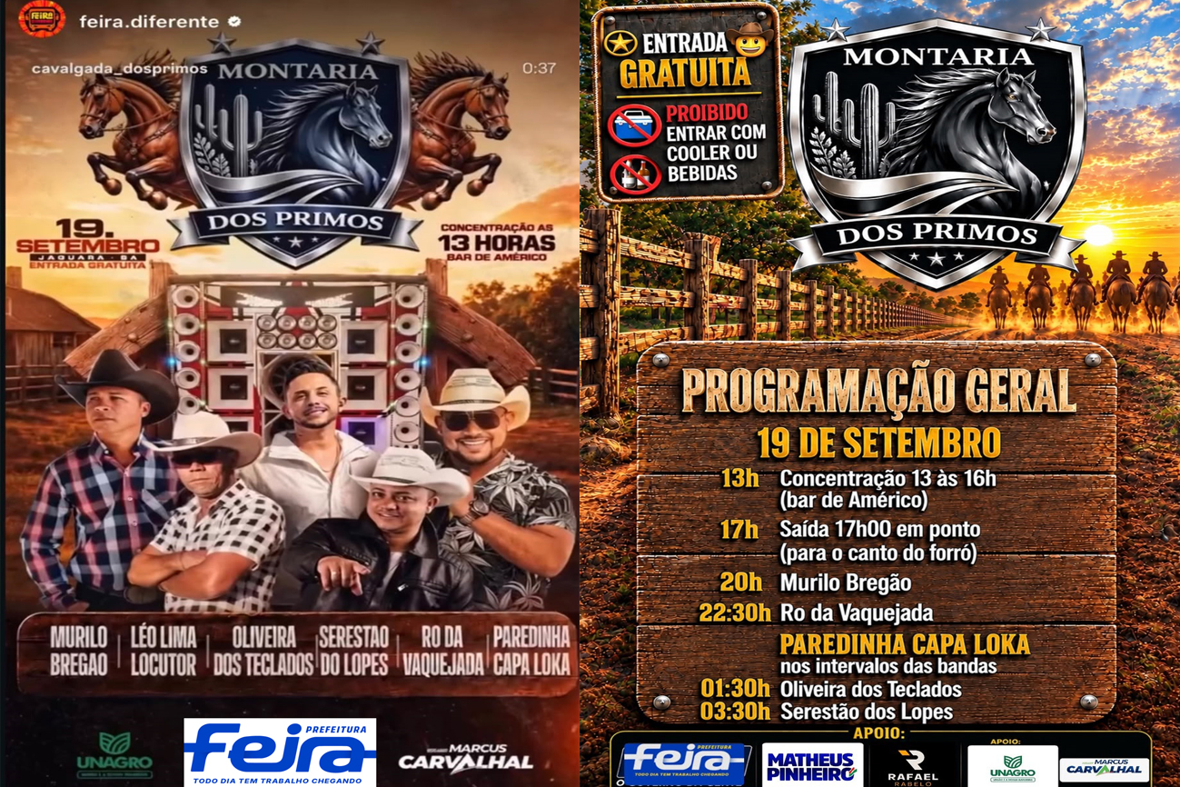 Foto: Reprodução/Prefeitura de Feira de Santana - BA